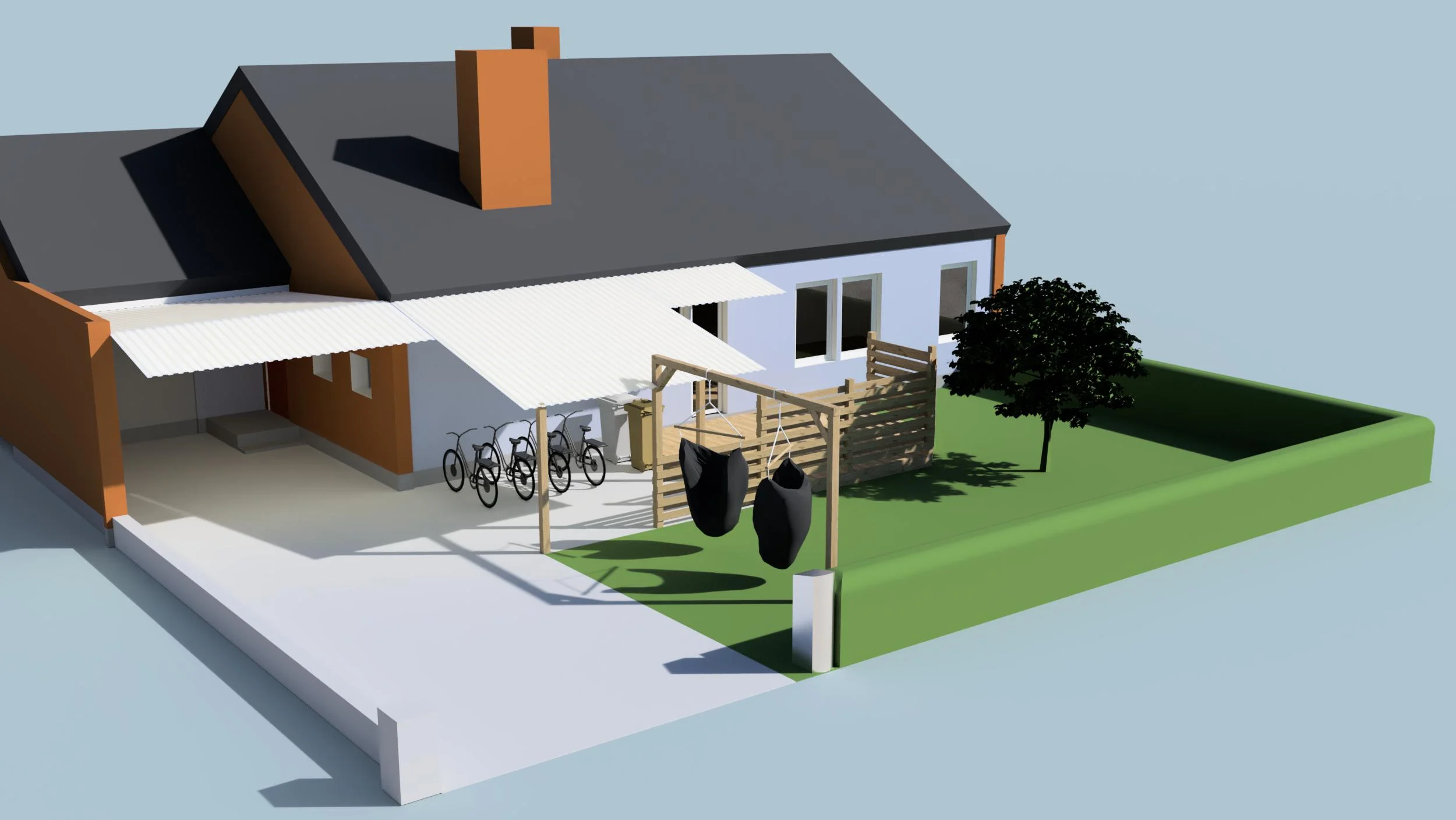 Trädgård Visualisering 3